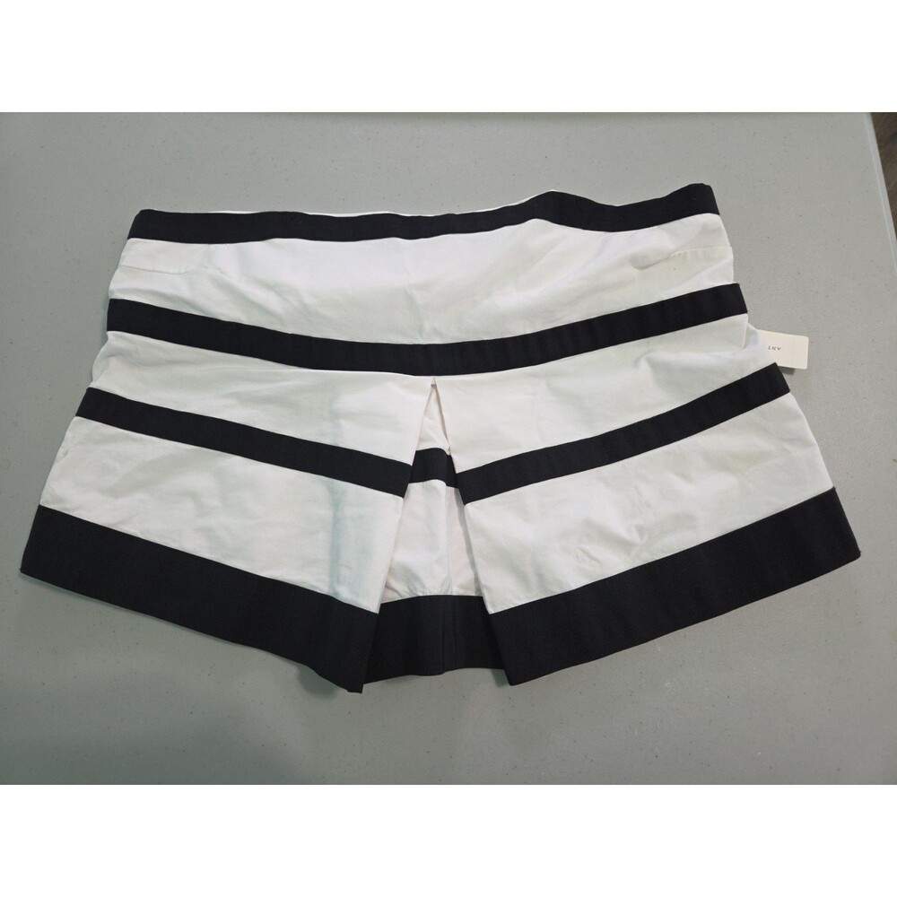 Maeve Anthropologie Black White crop top extra Large new with tags